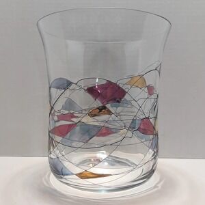 Fostoria Galleria Mosaic Glass Art Champagne Crystal Bucket 9"‎ x 7" - Rare